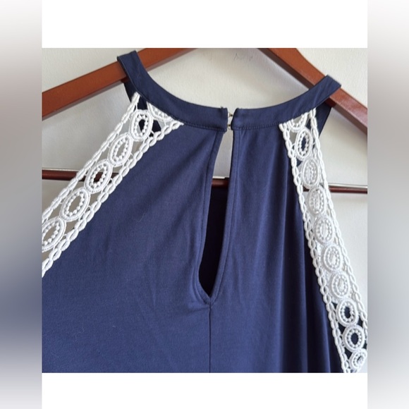 🌴Lilly Pulitzer Blue Romper•Sz Medium🌴 - Picture 6 of 16